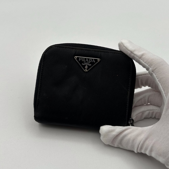 Prada Nylon Compact Zip Around Wallet - Picture 1 of 11